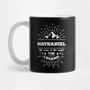 Nathaniel The Man The Myth The Legend Mug